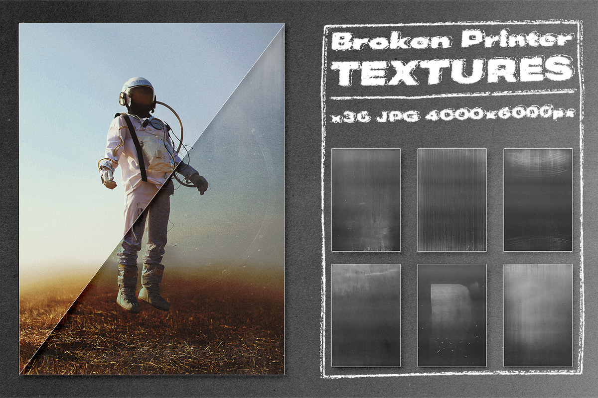 Broken Printer Textures, a Texture Graphic by bbymedia.store (Photo 1 of 4)