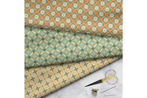 PIEZZA Geometric Seamless Patterns.