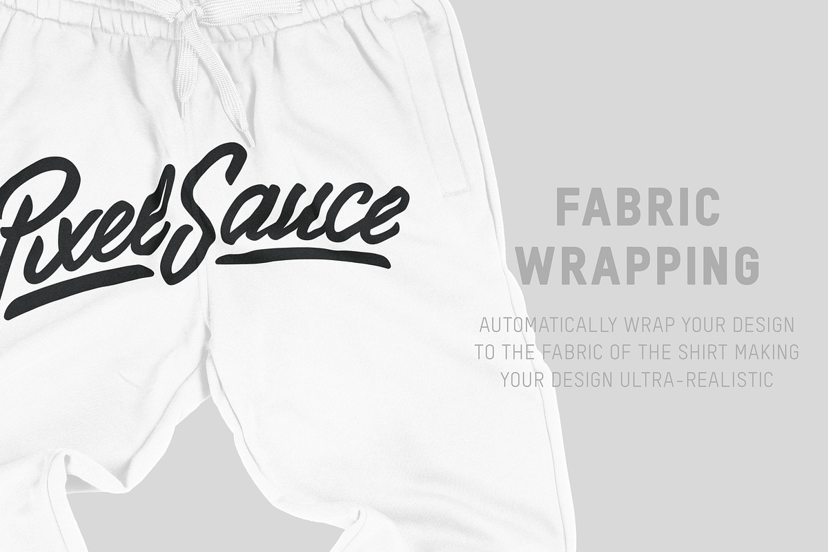 Shaka Wear Fleece Jogger Sweatpants, a Bottom Mockup by Pixel Sauce™ (Photo 5 of 6)