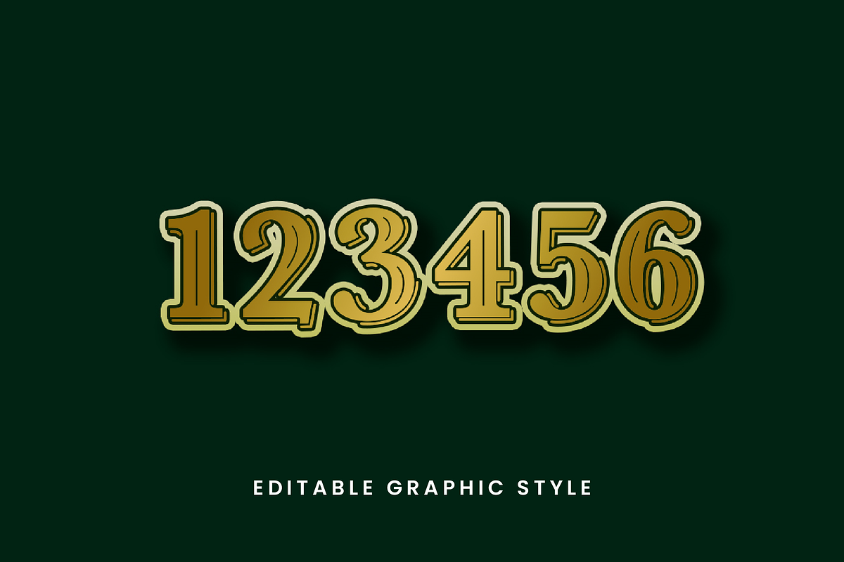 Vintage Ornamental Text Effect