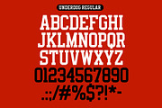 Underdog Round Typeface, a Font by MightySHORT (Thumbnail 5 of 5)