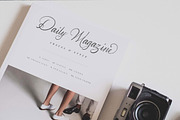 Adolle Bright - Modern Calligraphy, a Script Font by Dirtytemp Studio (Thumbnail 8 of 11)