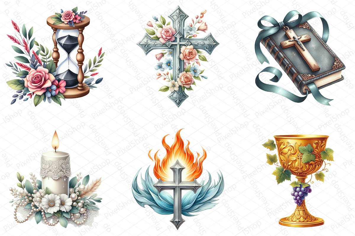 First Communion Clipart, an Illustration by DreamPrint404 (Photo 2 of 7)