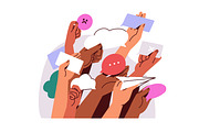 Public social opinions concept set, a Person Illustration by Good Studio (Thumbnail 3 of 5)