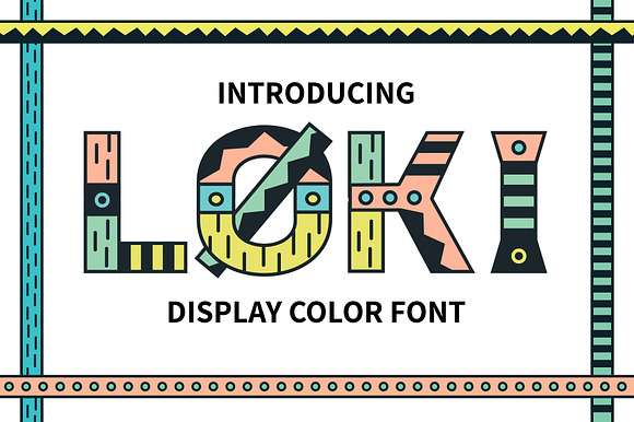 Loki Color Font preview 6