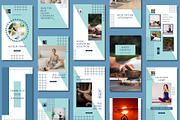 Yoga Social Media Story Templates, a Social Media Template by BoontenStudio (Thumbnail 2 of 8)
