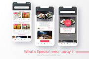 Sushi Restaurant App Mobile UI Kits, an UI Kit Template by Artmeesri (Thumbnail 5 of 8)