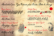Sherlock Script, a Script Font by Wiescher Design (Thumbnail 8 of 12)