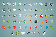 Isometric Workspace, a Technology Illustration by NKuvshinov (Thumbnail 4 of 5)