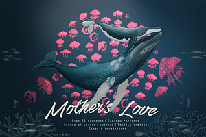 Family of whales