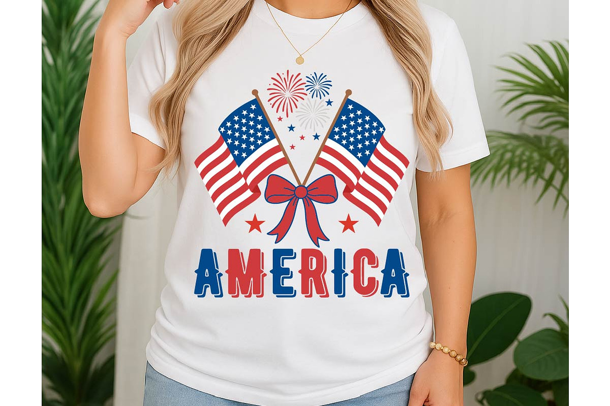 USA Flag Coquette America Png SVG, an Object Graphic by EllaMaiyaali (Photo 2 of 6)