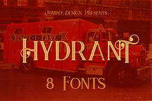 Hydrant - Vintage Style Font