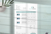 Clean Invoice Form, a Stationery Template by TelaTemplates (Thumbnail 2 of 8)