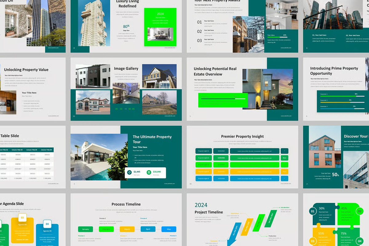 Property Template Powerpoint, a Presentation Template by Fit-tee (Photo 2 of 2)