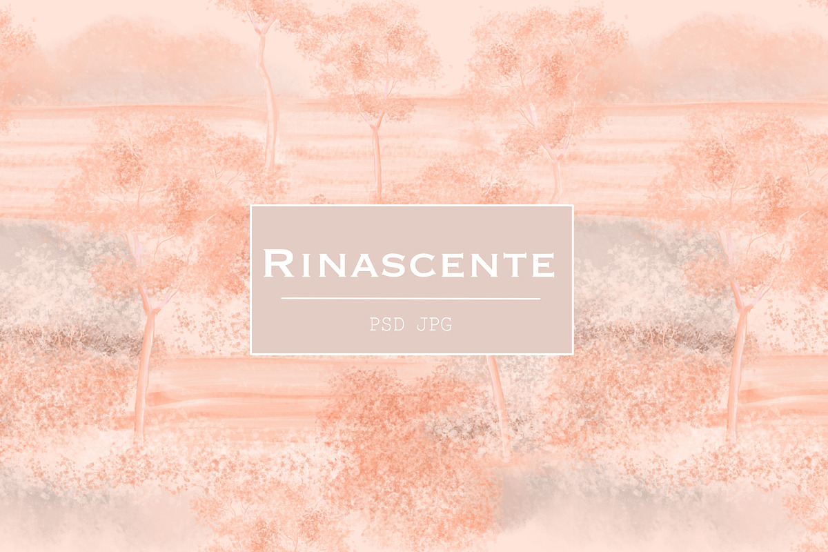 Rinascente, Romantic Landscape, a Pattern Graphic by Nocito Design (Photo 1 of 6)