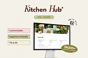 Kitchen hub - Notion template, an App Template by Iasan Design (Thumbnail 1 of 11)