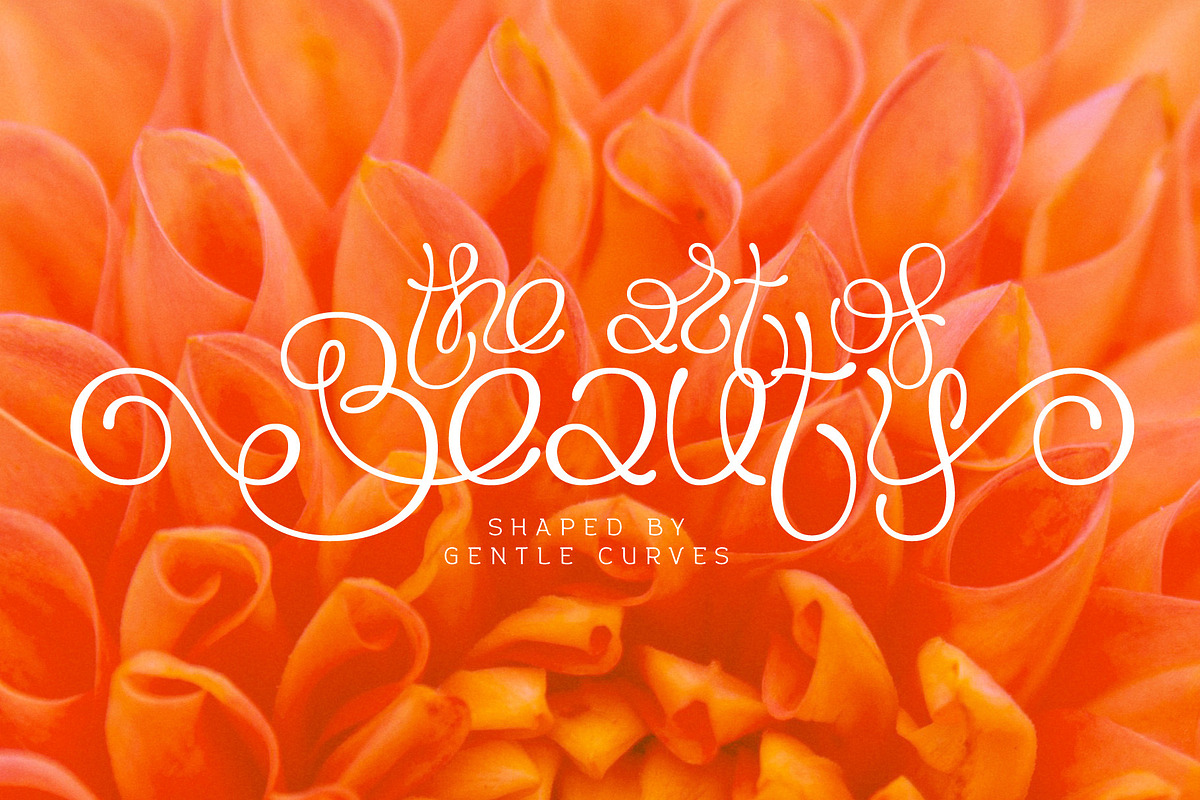Flourel, a Script Font by Gleb Guralnyk (Photo 5 of 11)
