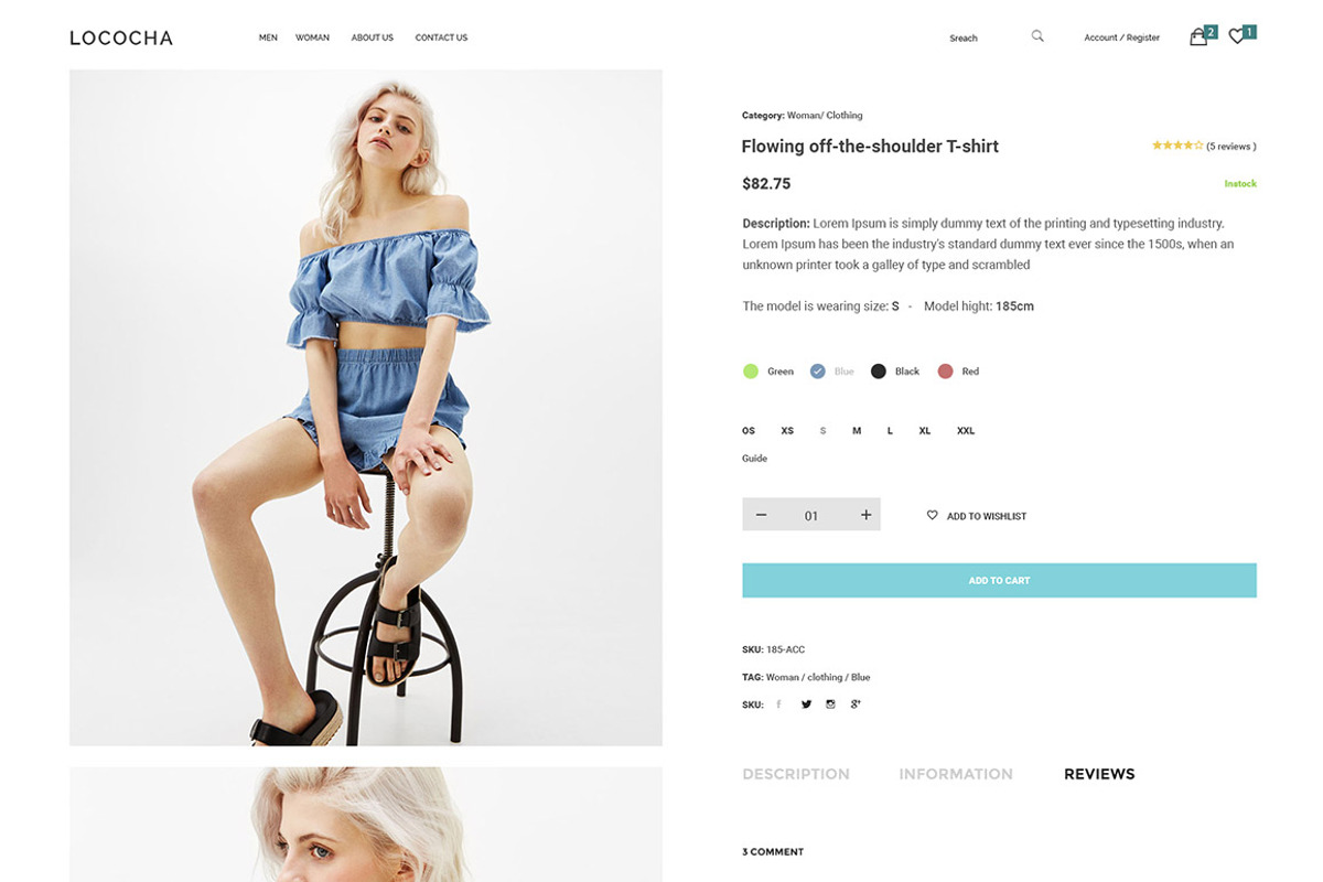 Lococha - PSD Template for Fashion, a Websites & App Template by Digipieces (Photo 10 of 16)