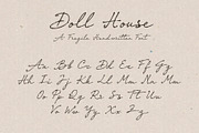 Doll House - Handwritten Font, a Script Font by Mneme (Thumbnail 4 of 8)