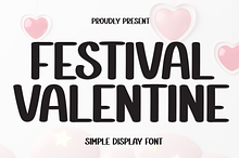 Festival Valentine | Script Font