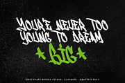 Lastribe - Graffiti Font, a Font by Snape Design Studio (Thumbnail 4 of 5)