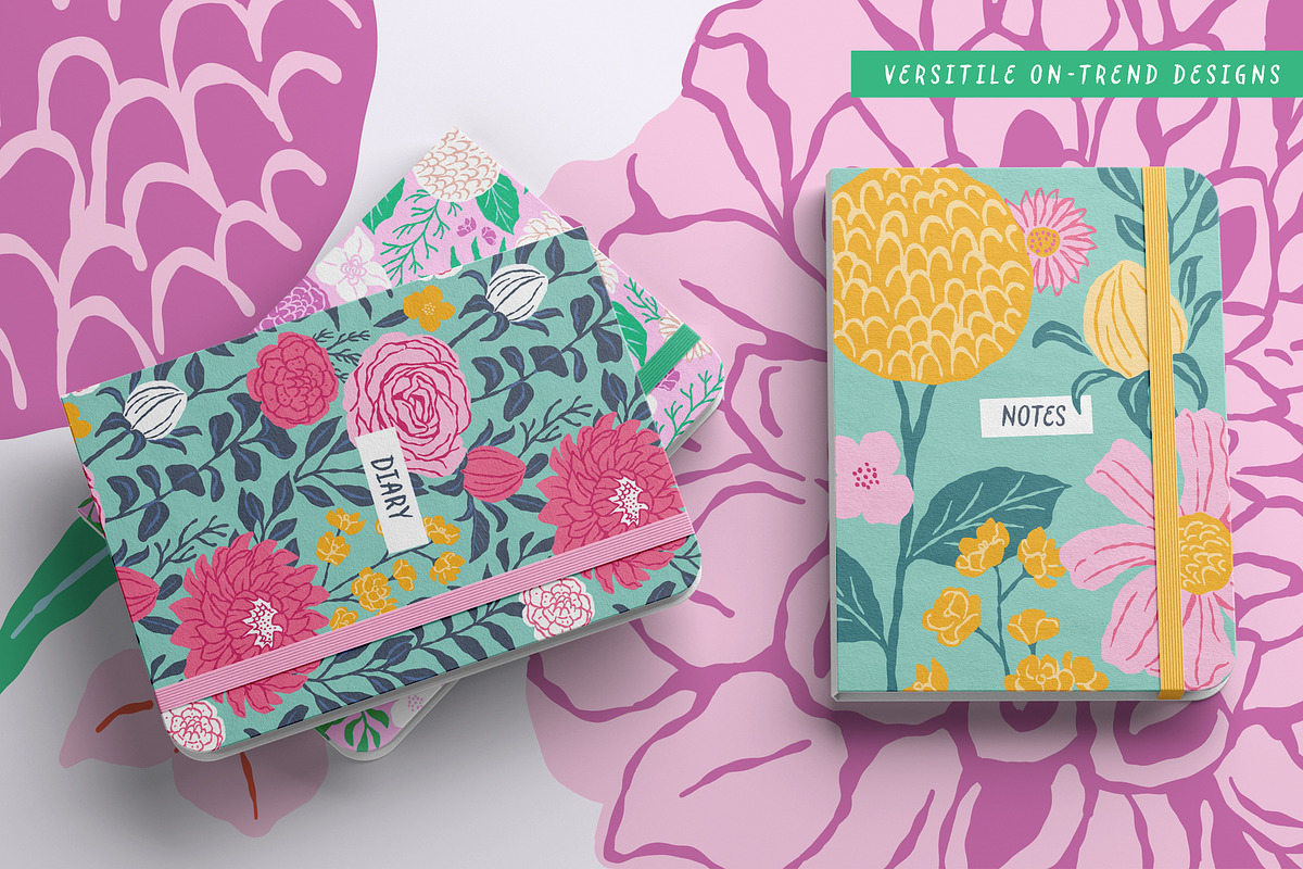 Bloomcore Vector Patterns & Graphics, a Pattern Graphic by rouxsupplyco (Photo 3 of 12)