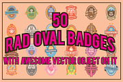 Oval Badges, a Templates & Theme by daredera creative shop (Thumbnail 1 of 3)