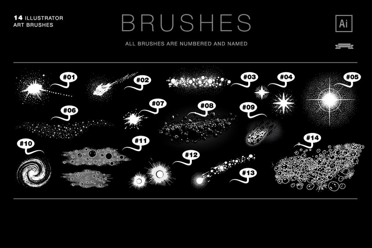 Cosmic Vector Bundle, a Brush Add-On by Vector Clash (Photo 4 of 10)