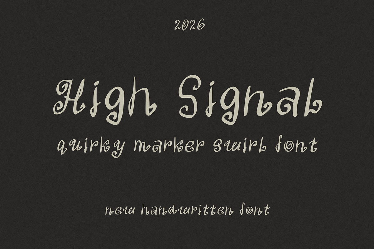 Swirly elegant quirky whimsical font, a Handwritten Font by Ashiya Pixel (Photo 1 of 8)