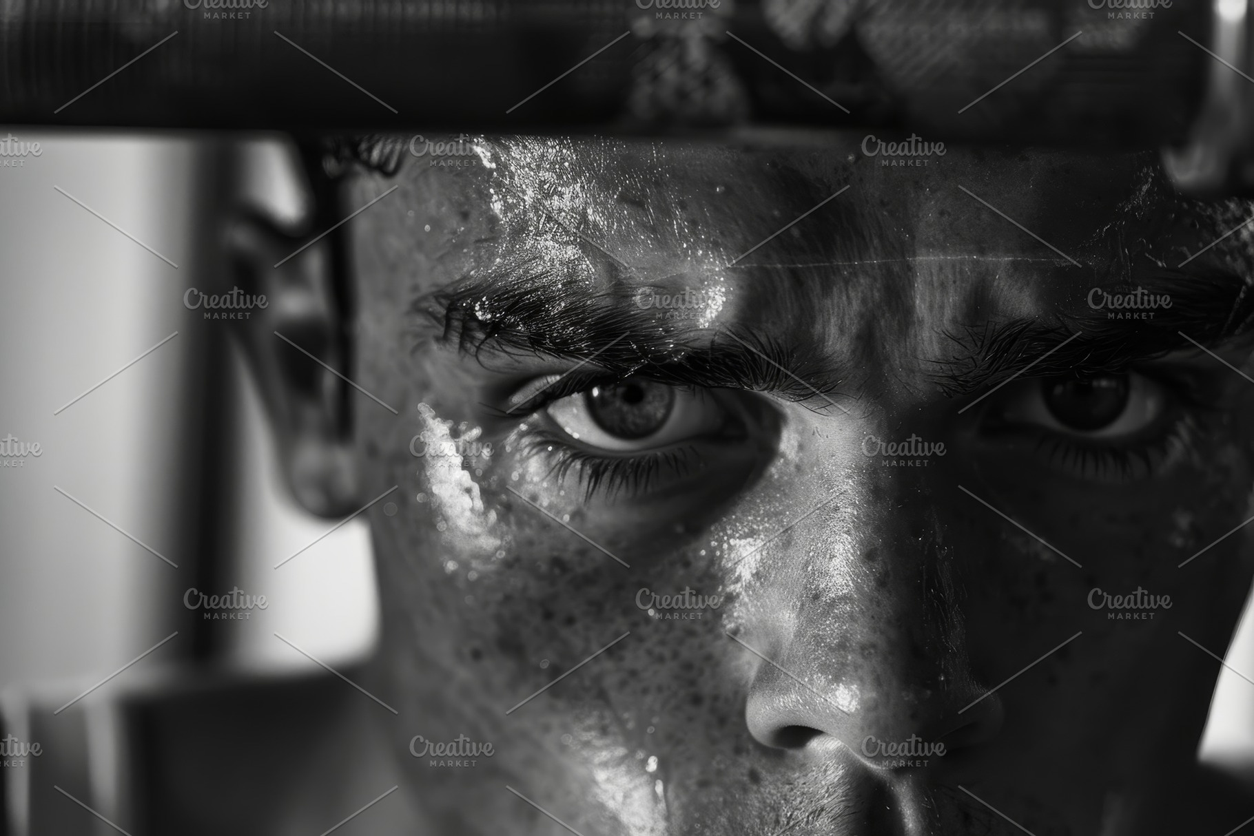 A man displaying focused determinati, a Photo by Iftikhar Alam