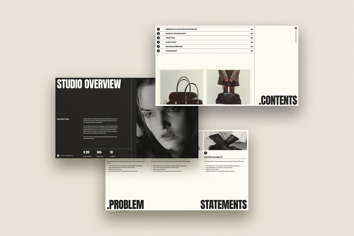 Pitch Deck Presentation Template, a Presentation Template by Studio Monova (Photo 8 of 15)