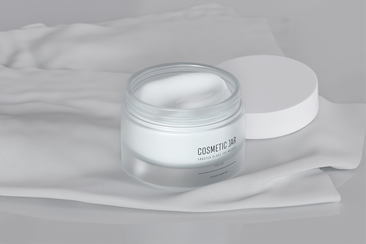 Cosmetic Jar Mockup, a Cups & Container Mockup by Artnivora.Std (Photo 2 of 3)