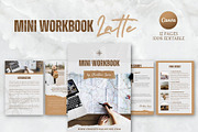 Latte WORKBOOK CANVA TEMPLATE, a Magazine Template by The Little Lily Studio (Thumbnail 1 of 5)