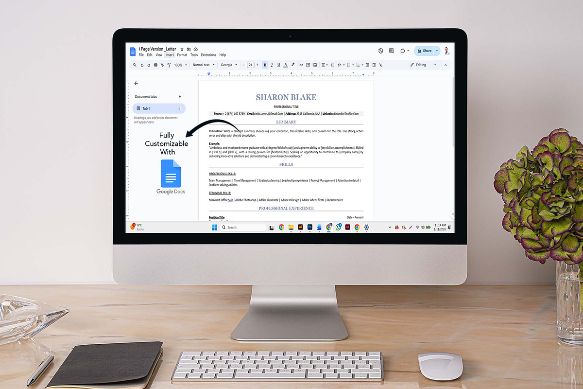 Clean ATS Resume Template in word, a Resume Template by Design_Xlab (Photo 3 of 10)