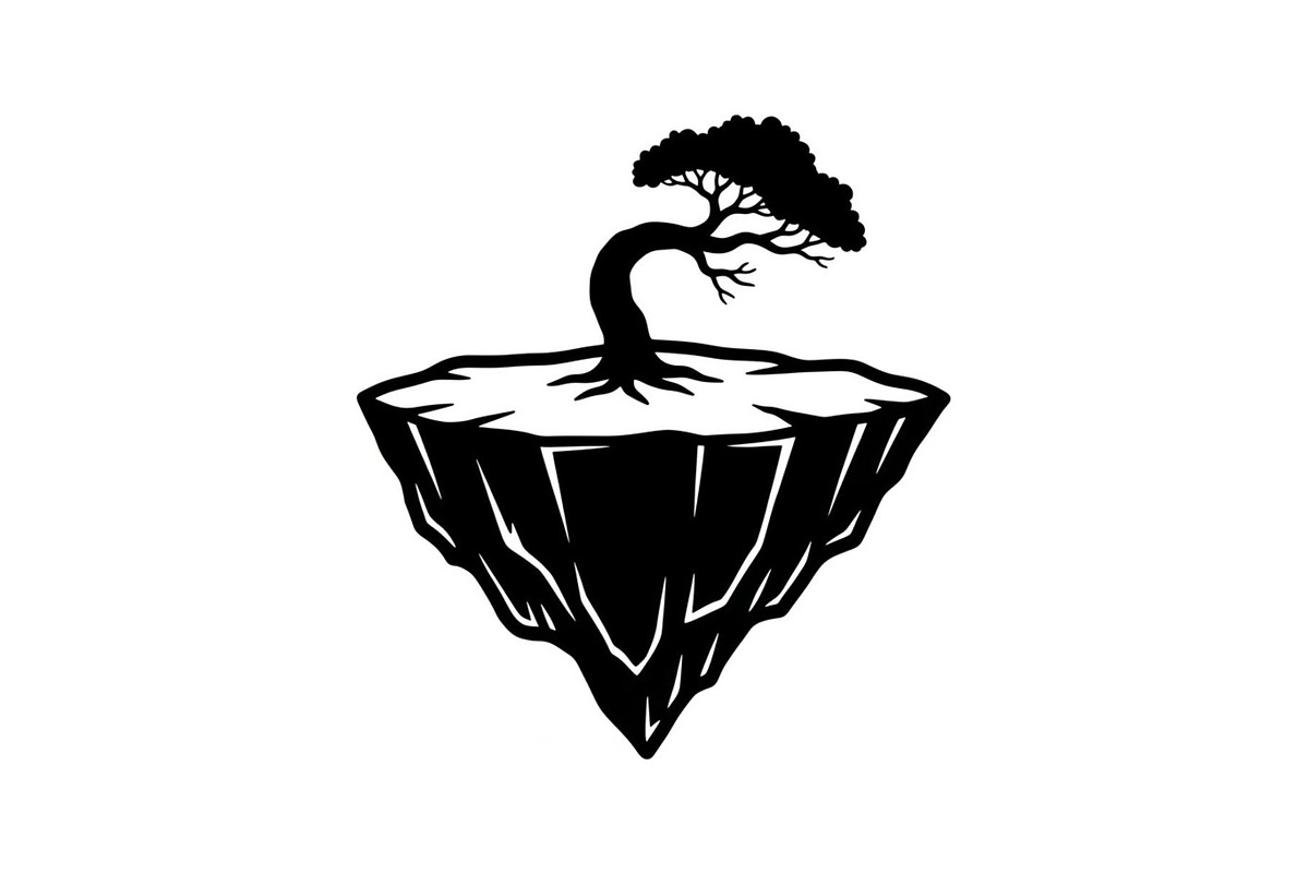 50 Floating Island Bonsai Vector Bun, an Illustration by Designs_River (Photo 29 of 51)