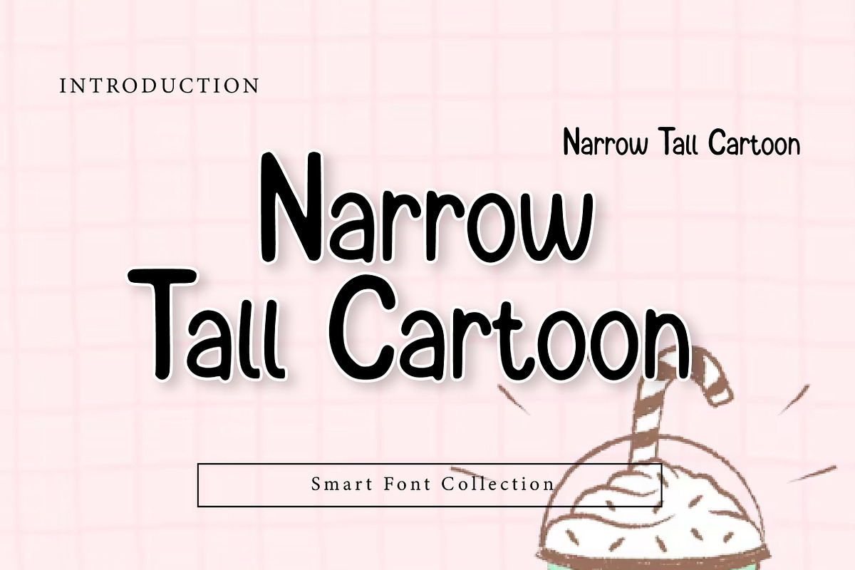 Narrow tall cartoon, a Script Font by Wow Magic (Photo 1 of 3)