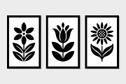 Minimal Flower Laser Cut Silhouette, an Icon by Amazin_art (Thumbnail 9 of 11)