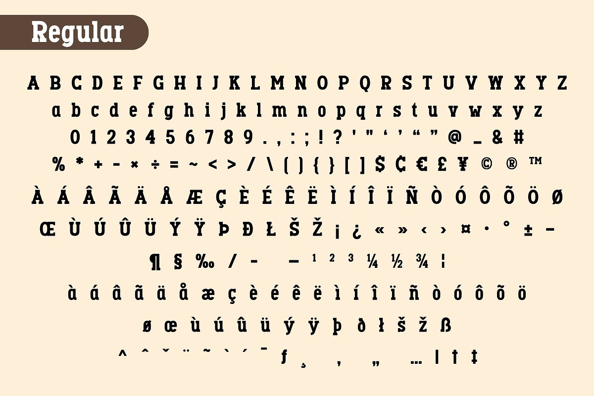 Fox Granite Font, a Slab Serif Font by Fox7 By Rattana (Photo 10 of 13)