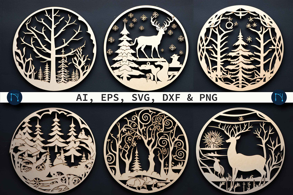 Christmas Ornament Mega Bundle SVG, a Graphic by NGISED (Photo 7 of 9)