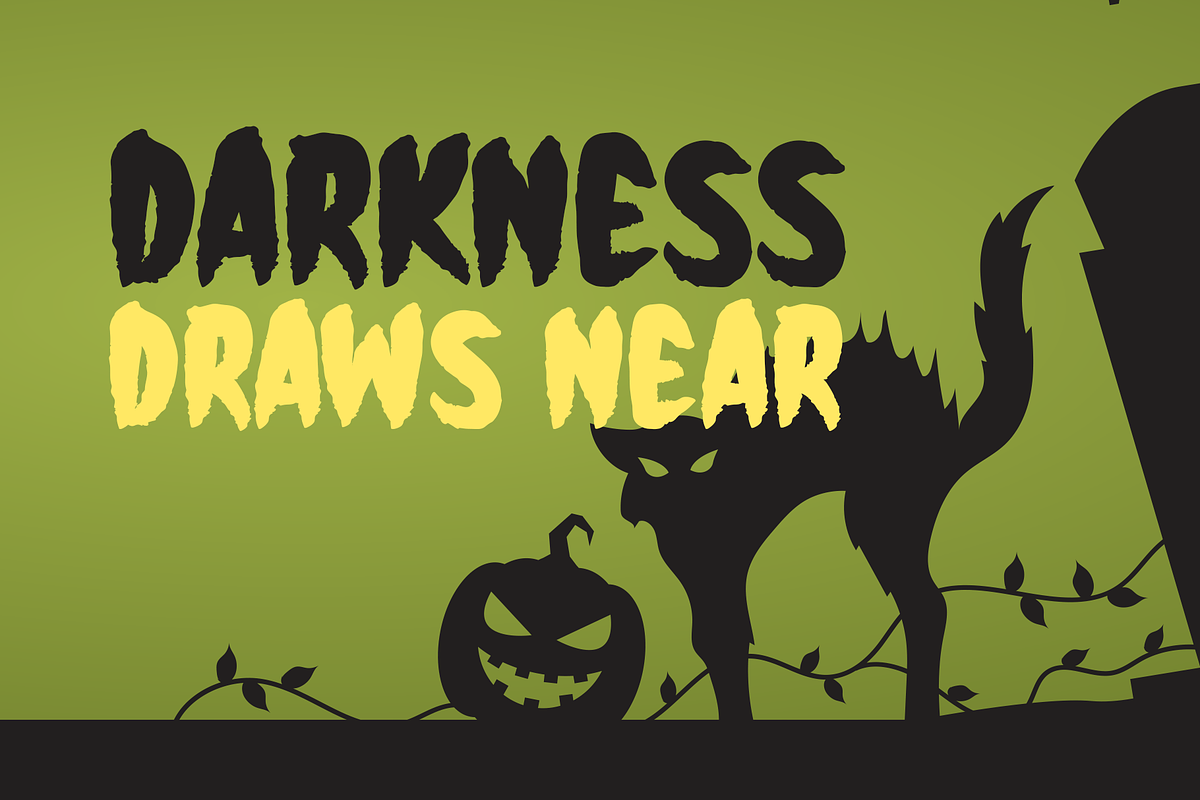 Ghost Region Typeface, a Handwritten Font by Seemly Fonts (Photo 3 of 5)
