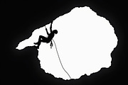 Mountain Climber Silhouette Set, an Illustration by Amazin_art (Thumbnail 2 of 21)