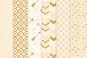 Cream Glitter Bohemian Patterns, a Pattern Graphic by Amanda Ilkov (Thumbnail 3 of 3)
