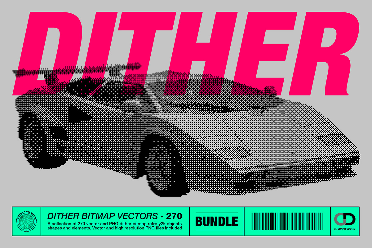 270 Dither Bitmap Vector & PNGs, an Object Graphic by Graphicdome (Photo 1 of 40)