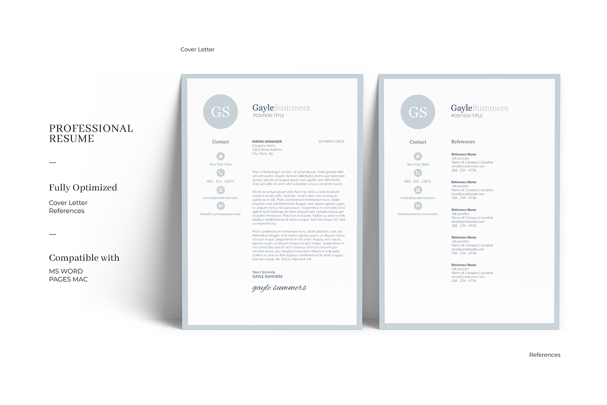 Creative and Professional Resume, a Resume Template by GraphicFlava (Photo 4 of 8)