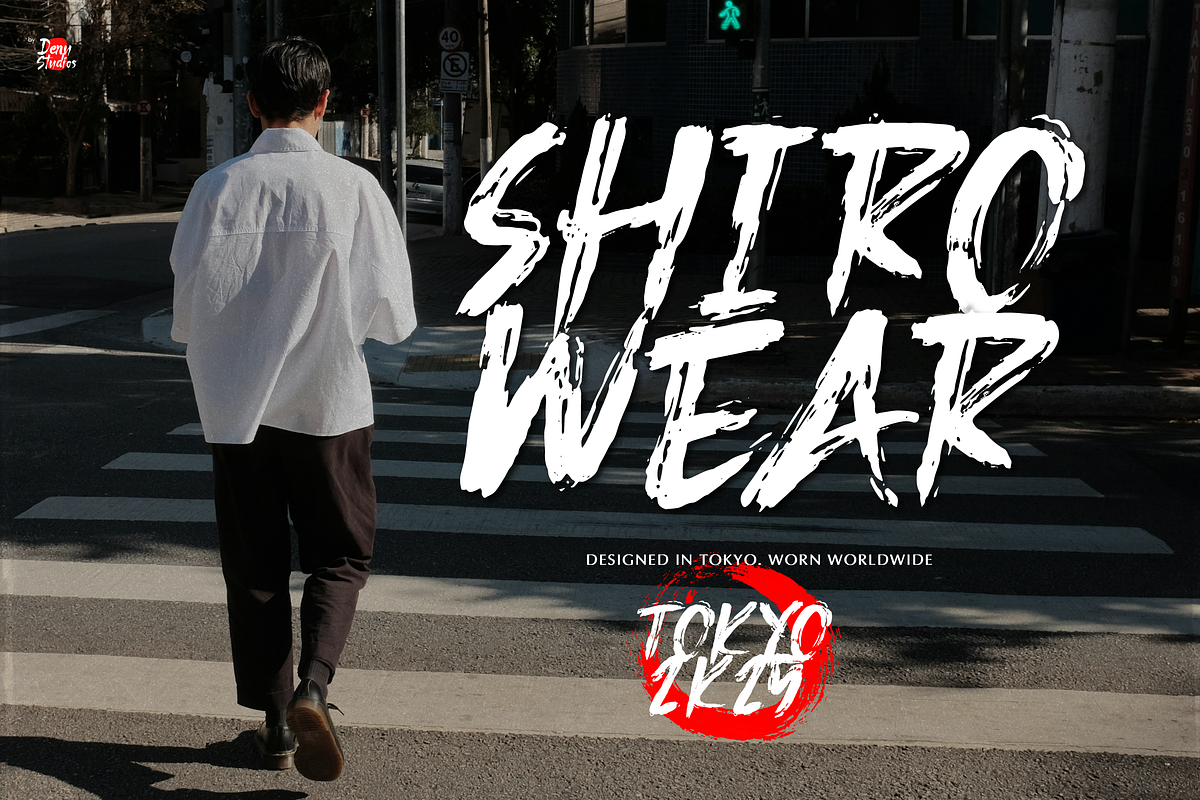Uminari | Japanese Solid Brush, a Handwritten Font by Denustudios (Photo 9 of 12)