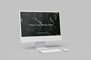 Clay desktop mockup, a Device Mockup by GRAPHICPRESS (Thumbnail 3 of 4)