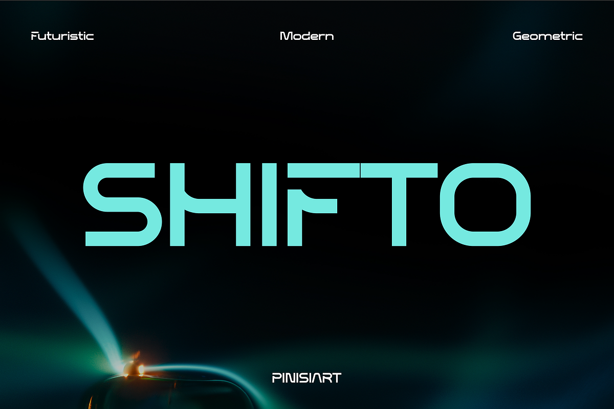 SHIFTO, a Sans Serif Font by Pinisi ART (Photo 1 of 10)