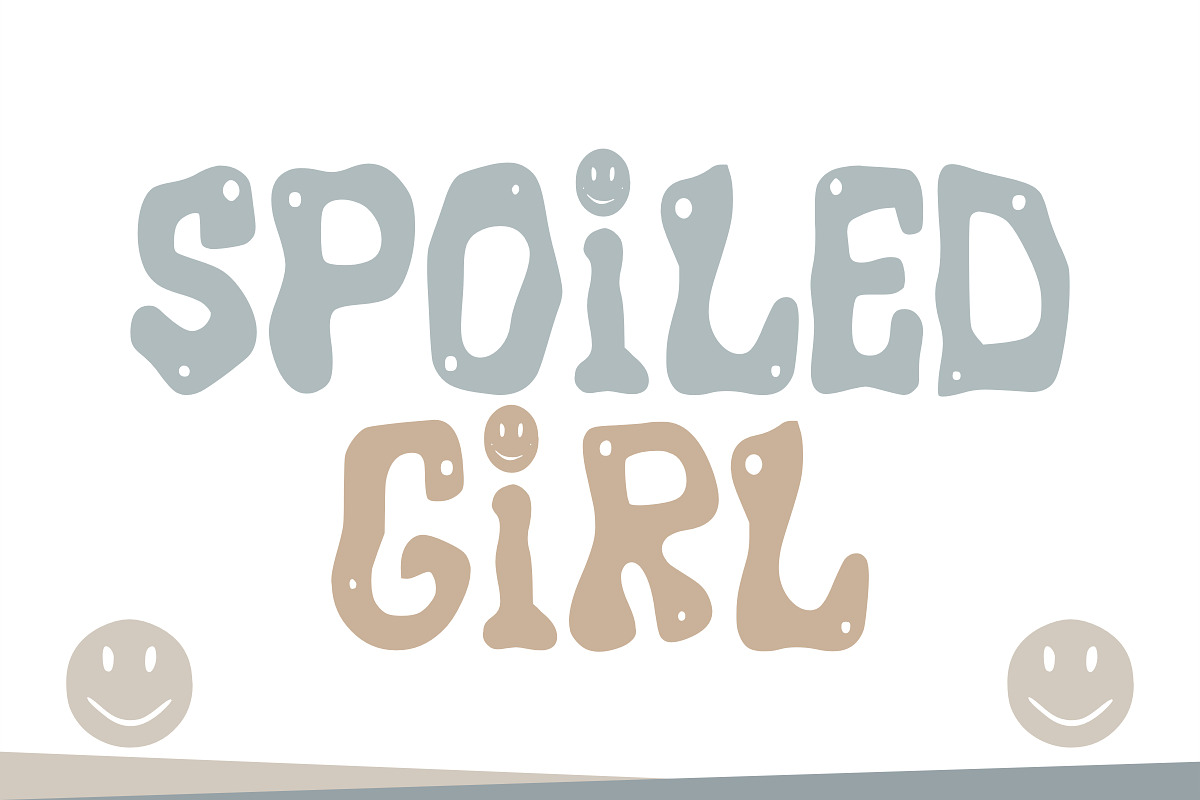 Smiley Font - Cute Font Types, a Font by KiddoGlyphs Studio (Photo 3 of 3)