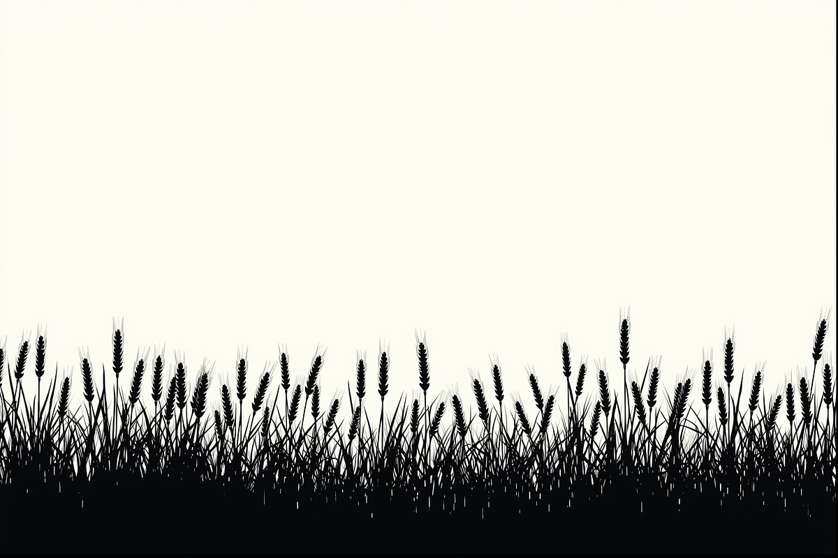Farm Silhouette Wheat Clipart Set, an Illustration by BIPLOB EXPERT (Photo 2 of 9)