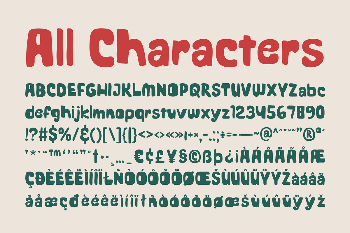 CS Brownie – Fun Font, a Sans Serif Font by Craft Supply Co. (Photo 8 of 8)